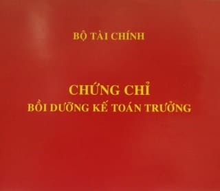 Lớp học kế toán trưởng,cấp chứng chỉ kế toán trưởng sau khóa học