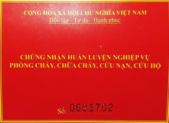 giay chung nhan huan luyen pccc