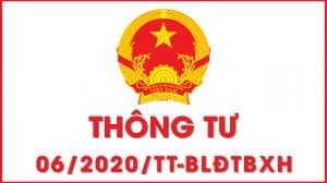 thông tư 06/2020/TT-BLĐTBXH