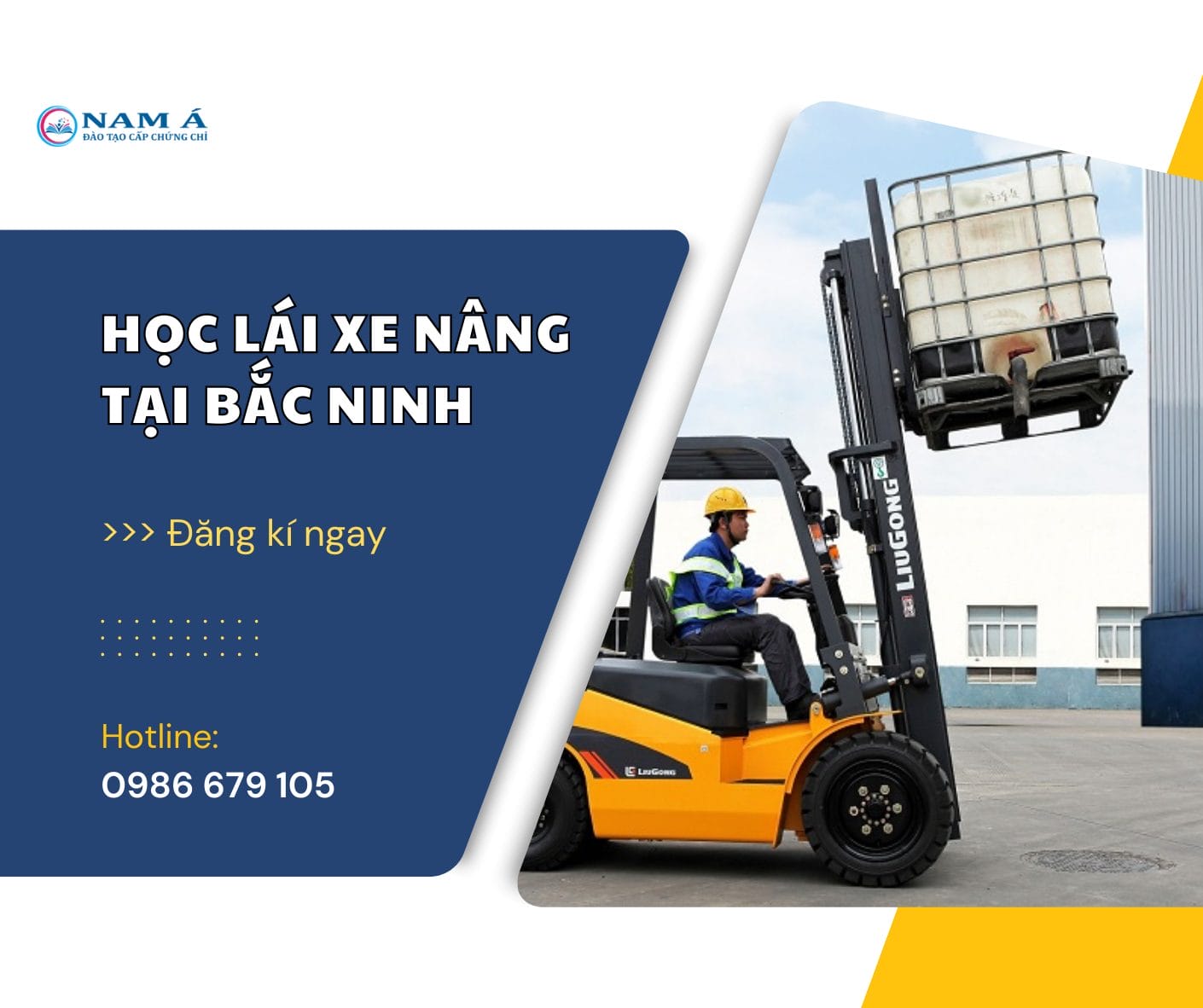 Khóa học lái xe nâng tại Bắc Ninh uy tín thông tin chi tiết