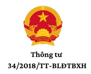 Thông tư 34/2018/TT-BLĐTBXH