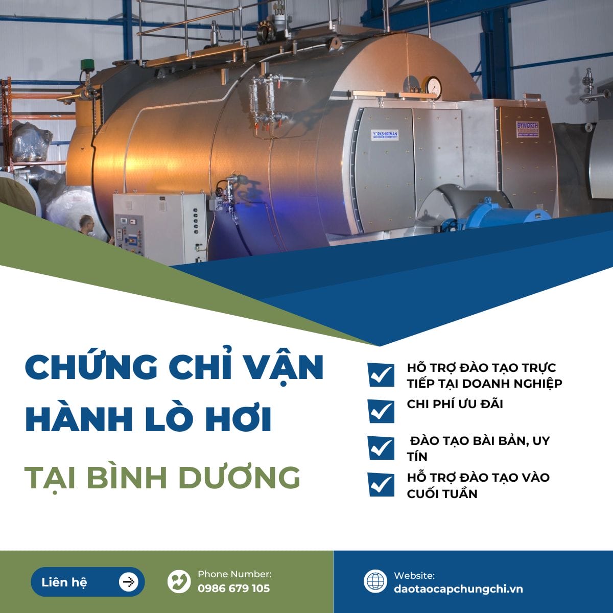 Khóa học cấp chứng chỉ vận hành lò hơi tại Bình Dương uy tín